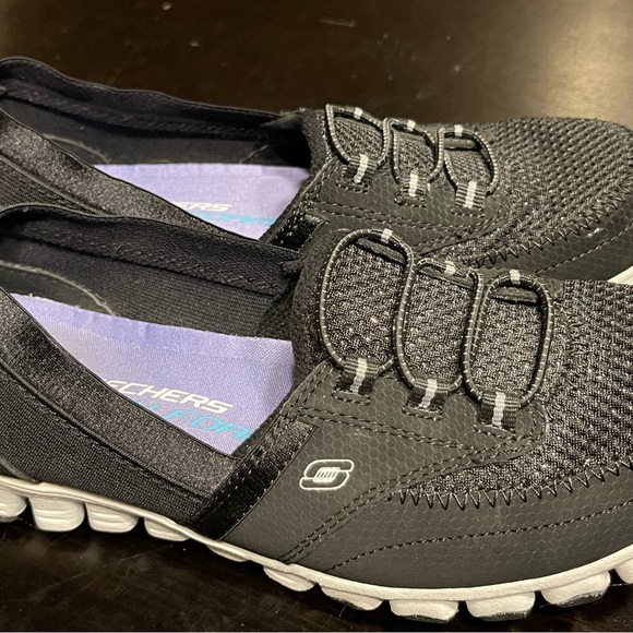 Sketchers Memory Foam Flicker sparkle sport slip on shoes - Picture 10 of 13